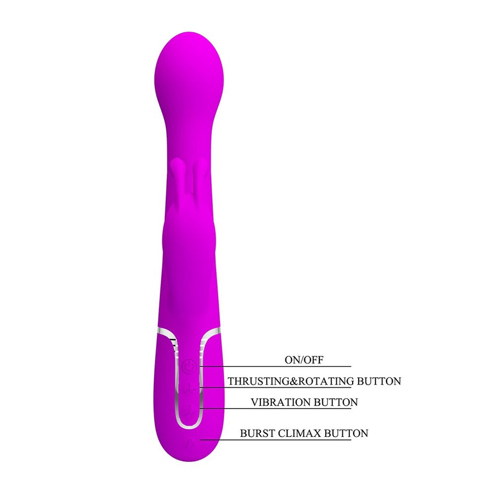 Pretty Love Dejon Rechargeable Rabbit Vibrator