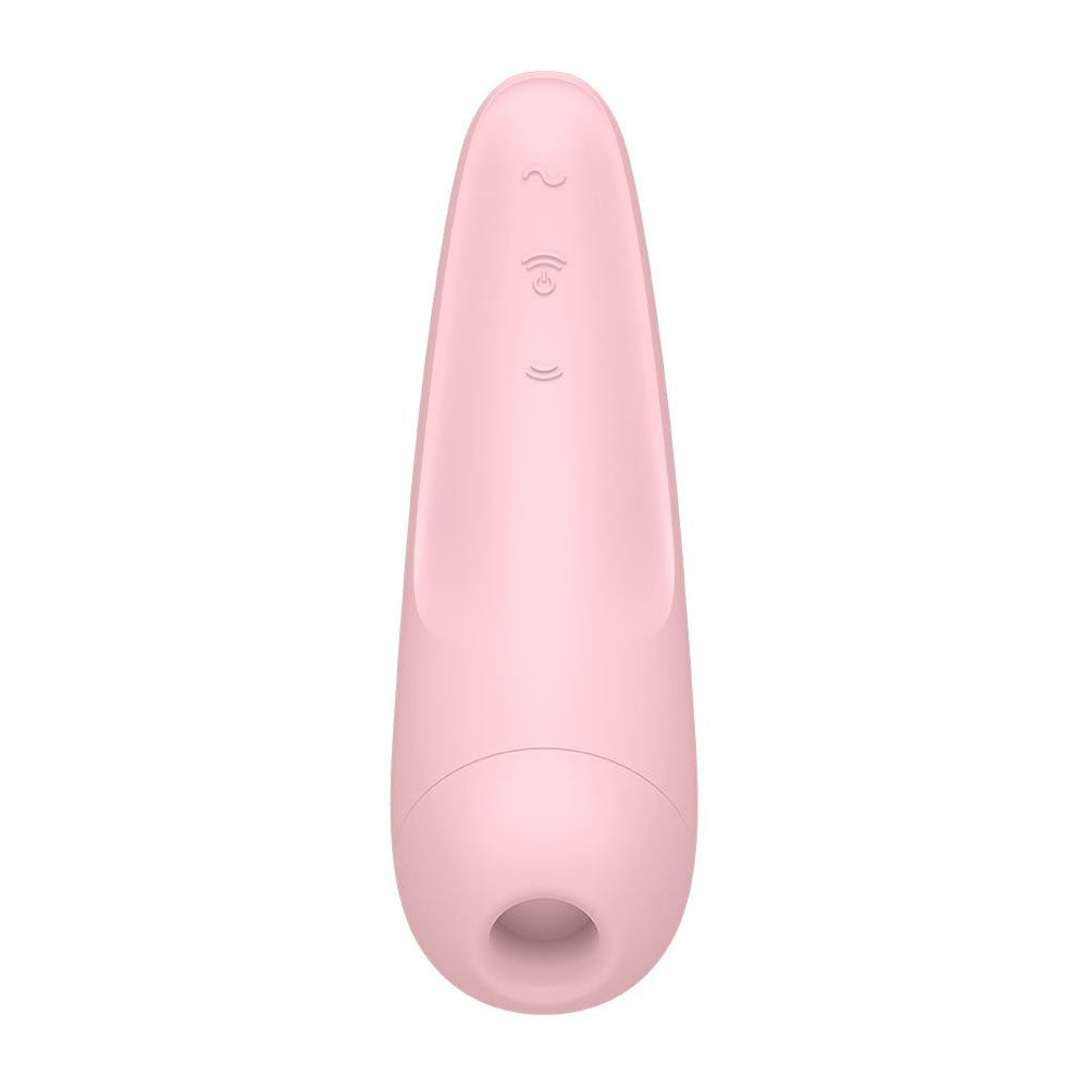 Satisfyer App Enabled Curvy 2 Plus Clitoral Massager Pink - Peaches & Cream