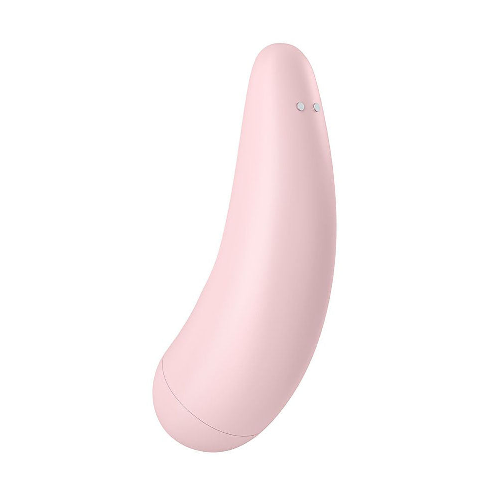 Satisfyer App Enabled Curvy 2 Plus Clitoral Massager Pink - Peaches & Cream