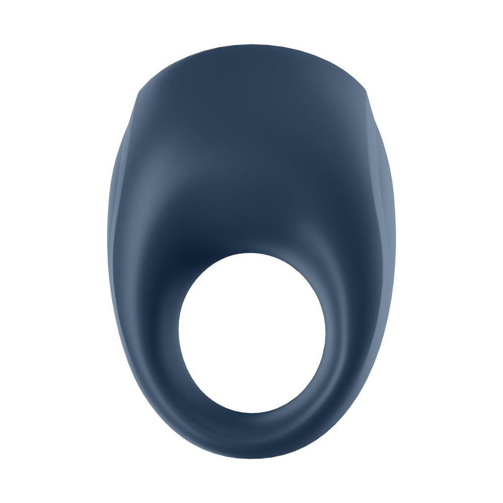 Satisfyer App Enabled Strong One Cock Ring Blue - Peaches & Cream