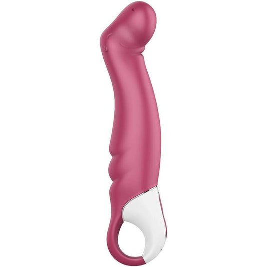 Satisfyer Vibes Petting Hippo Rechargeable GSpot Vibrator - Peaches & Cream