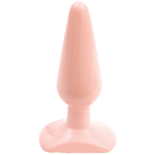 Classic Smooth Butt Plug Medium Flesh Pink - Peaches & Cream