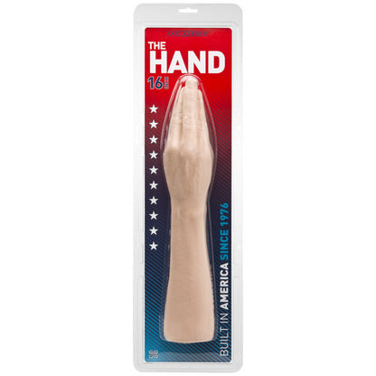 The Hand 16 Inch Realistic Dildo - Peaches & Cream