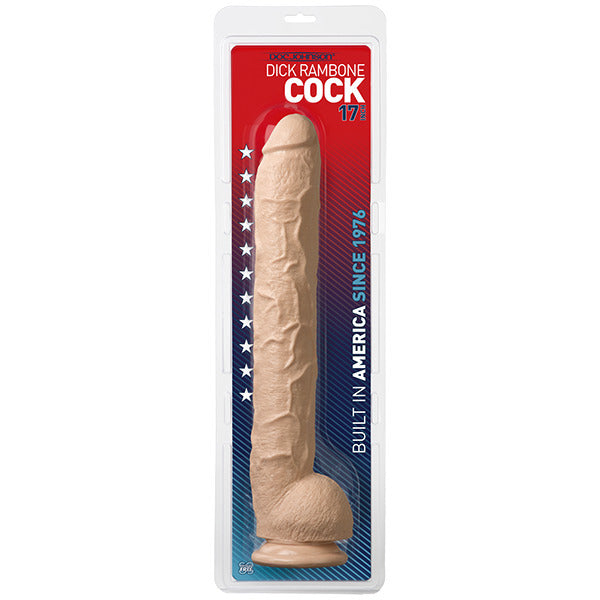 Dick Rambone Gigantic 15 Inch Dildo - Peaches & Cream