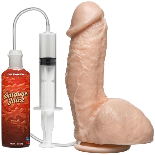 Squirting Realistic Dildo - Peaches & Cream