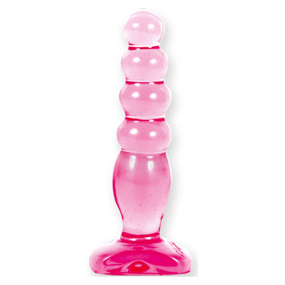 Crystal Jellies Anal Delight Butt Plug Pink - Peaches & Cream