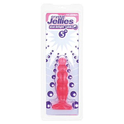 Crystal Jellies Anal Delight Butt Plug Pink - Peaches & Cream