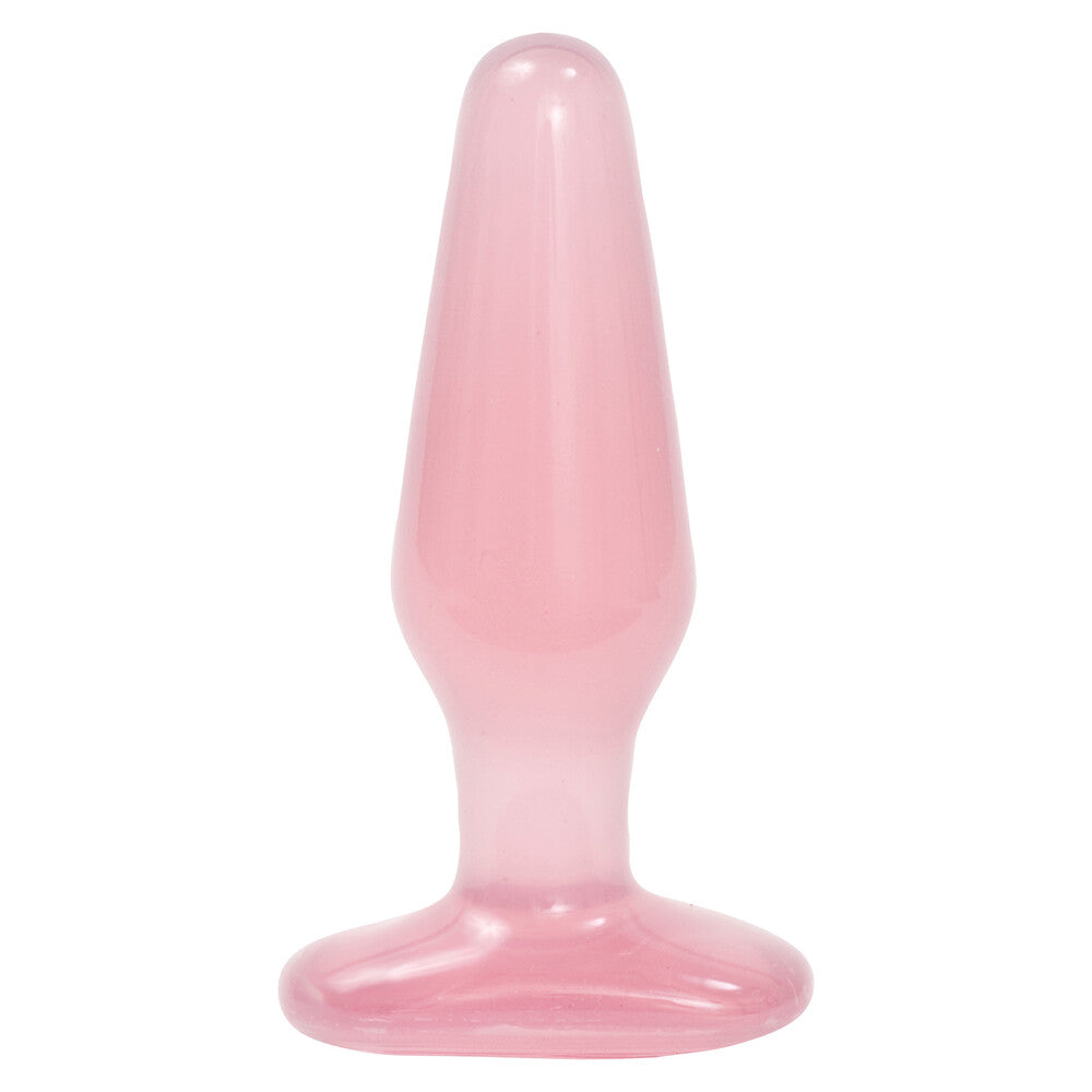 Crystal Jellies Medium Butt Plug Pink - Peaches & Cream