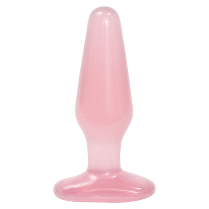 Crystal Jellies Medium Butt Plug Pink - Peaches & Cream