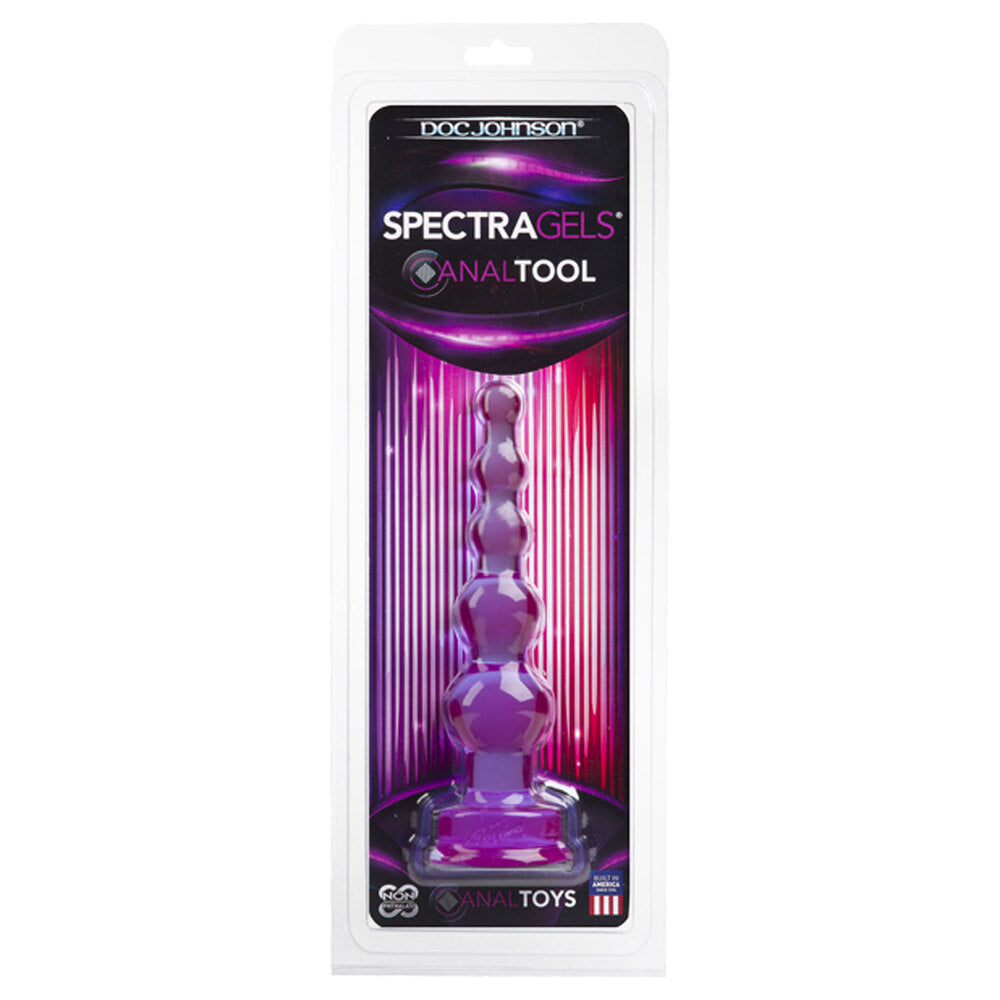 Spectragels Anal Probe Tool Purple - Peaches & Cream