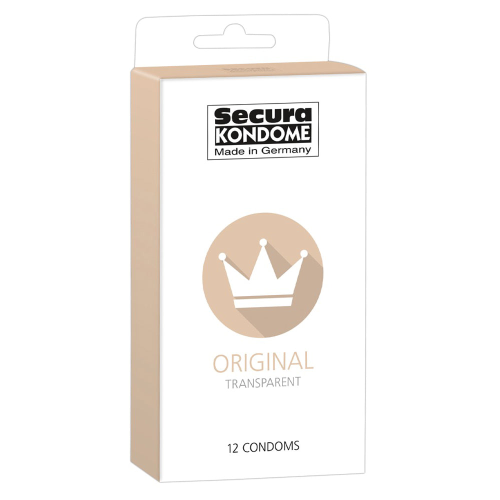 Secura Kondome Original Transparent x12 Condoms - Peaches & Cream