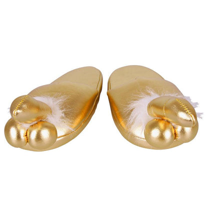 Golden Penis Slippers - Peaches & Cream