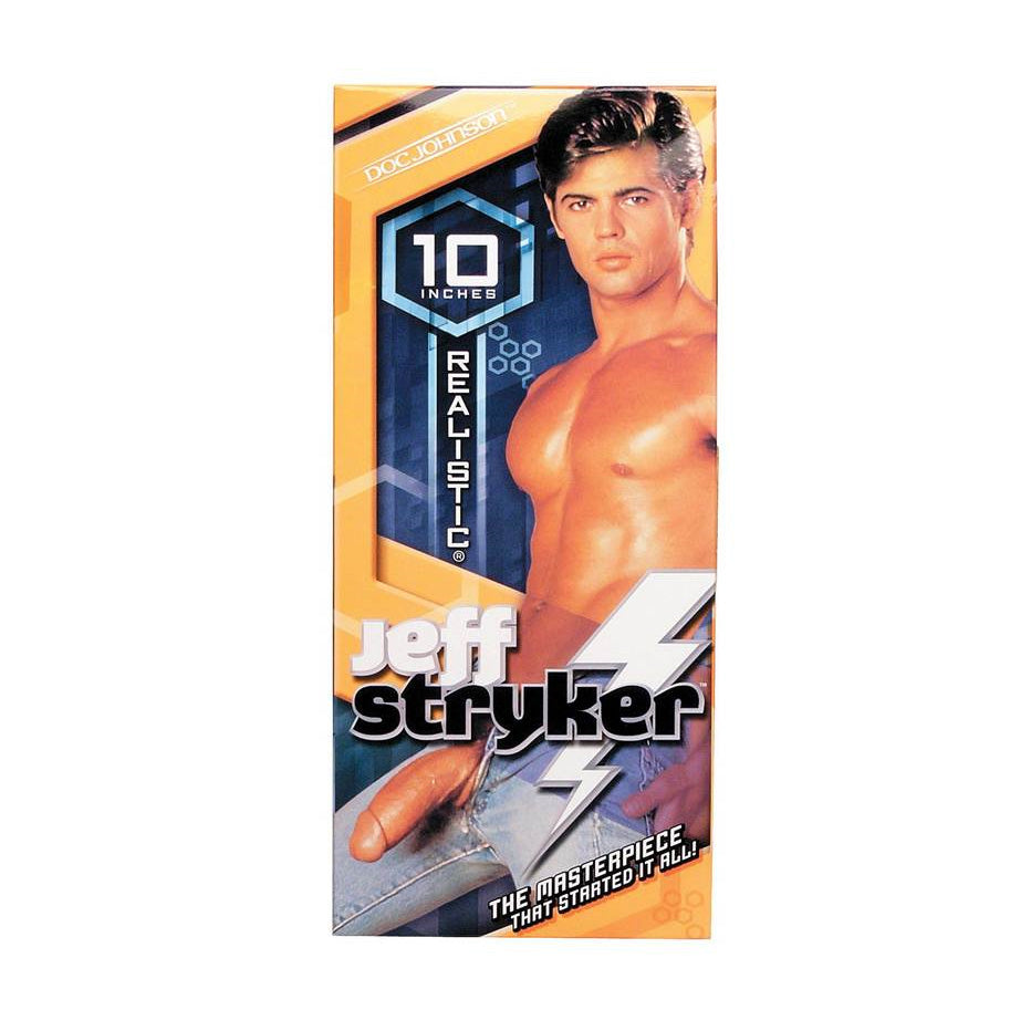 Jeff Stryker Realistic Cock 10 Inch Dildo - Peaches & Cream