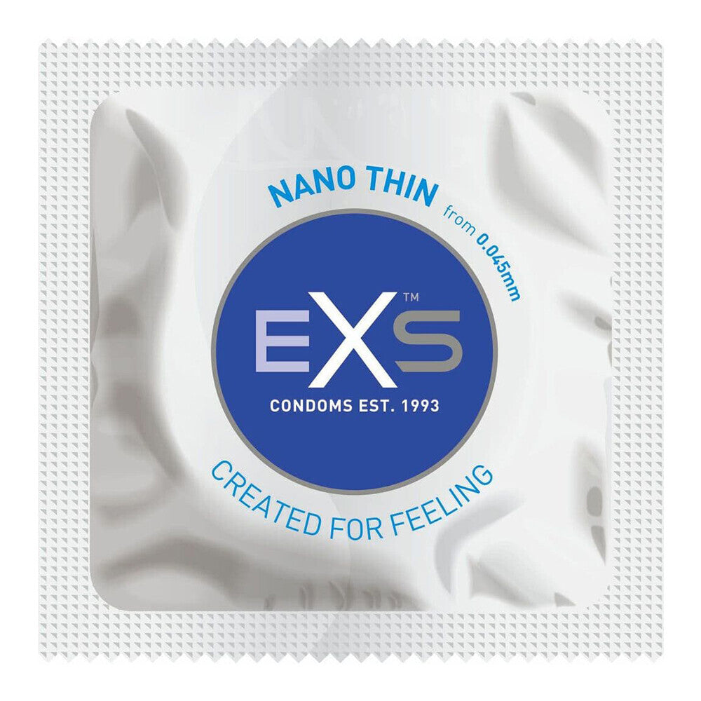 EXS Nano Thin Condom 12 Pack - Peaches & Cream