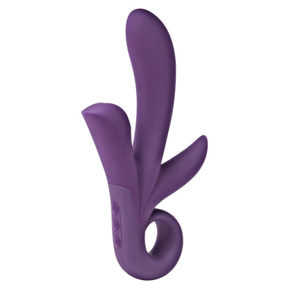 ToyJoy Trinity Triple Pleasure Vibrator Purple - Peaches & Cream