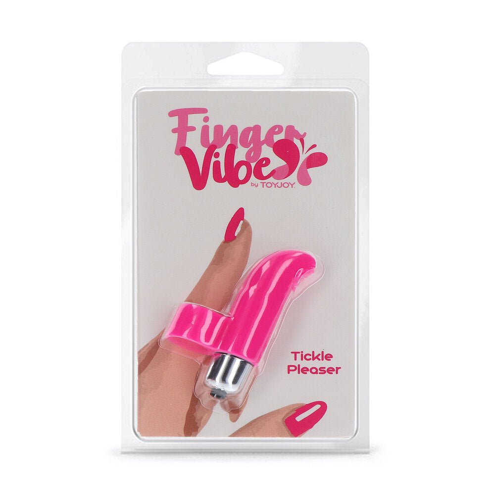 ToyJoy Tickle Pleaser Finger Vibe - Peaches & Cream