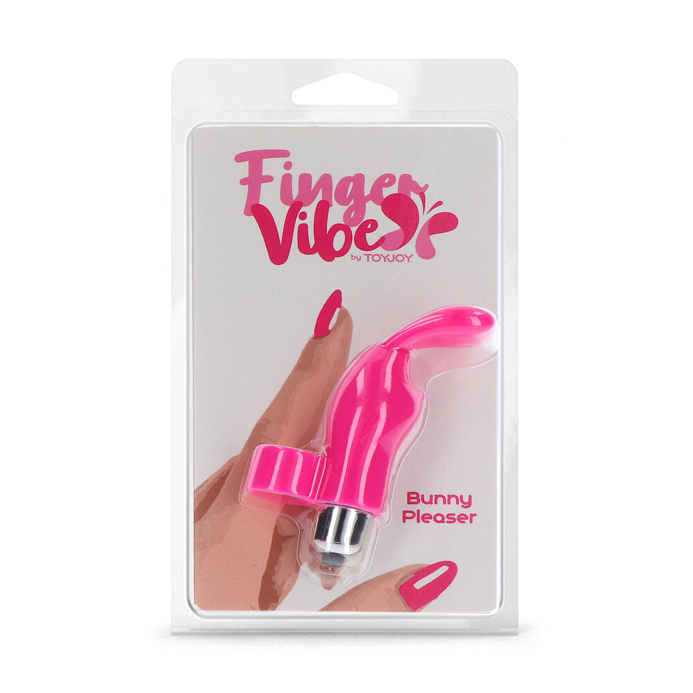 ToyJoy Bunny Pleaser Finger Vibe - Peaches & Cream