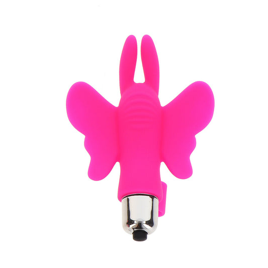 ToyJoy Butterfly Pleaser Finger Vibe - Peaches & Cream