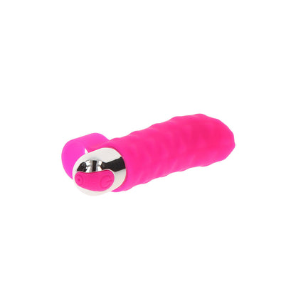 ToyJoy Tickle Pleaser Rechargeable Finger Vibe - Peaches & Cream