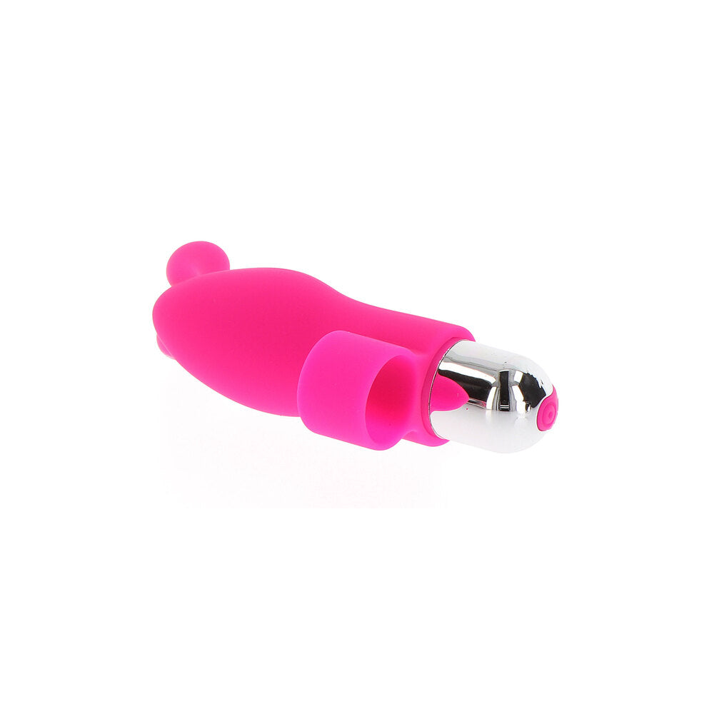 ToyJoy Bunny Pleaser Rechargeable Finger Vibe - Peaches & Cream