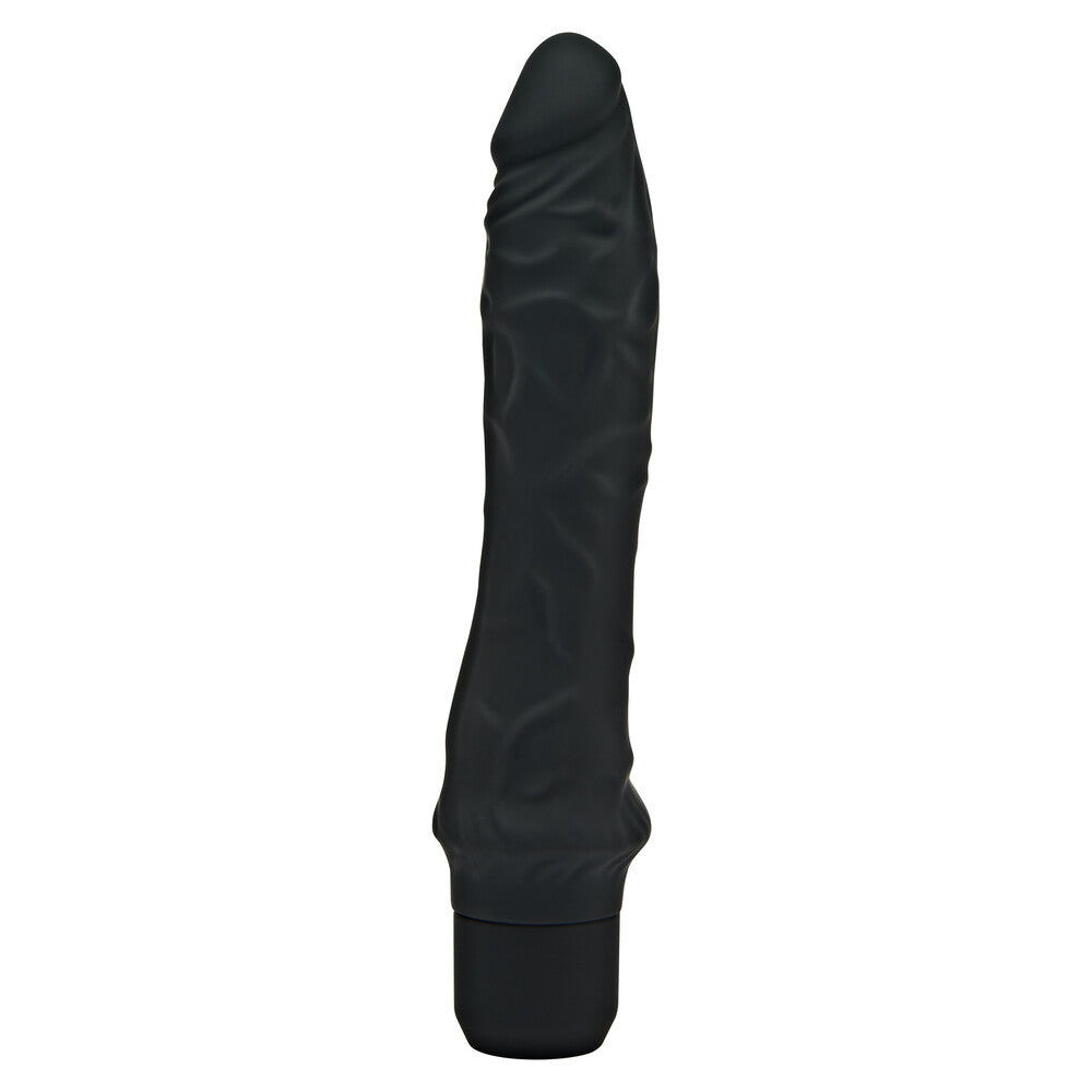 ToyJoy Get Real Classic Silicone Vibrator Black - Peaches & Cream