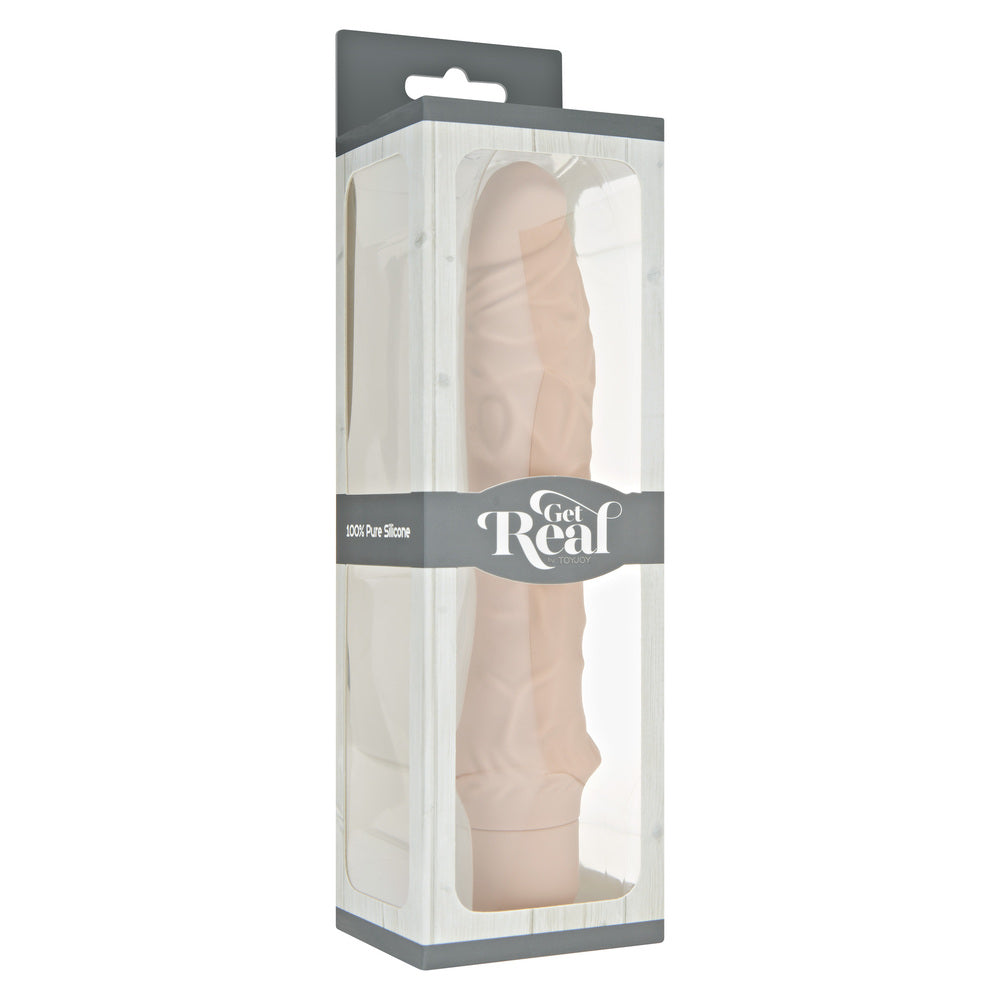 ToyJoy Get Real Classic Silicone Vibrator Flesh Pink - Peaches & Cream