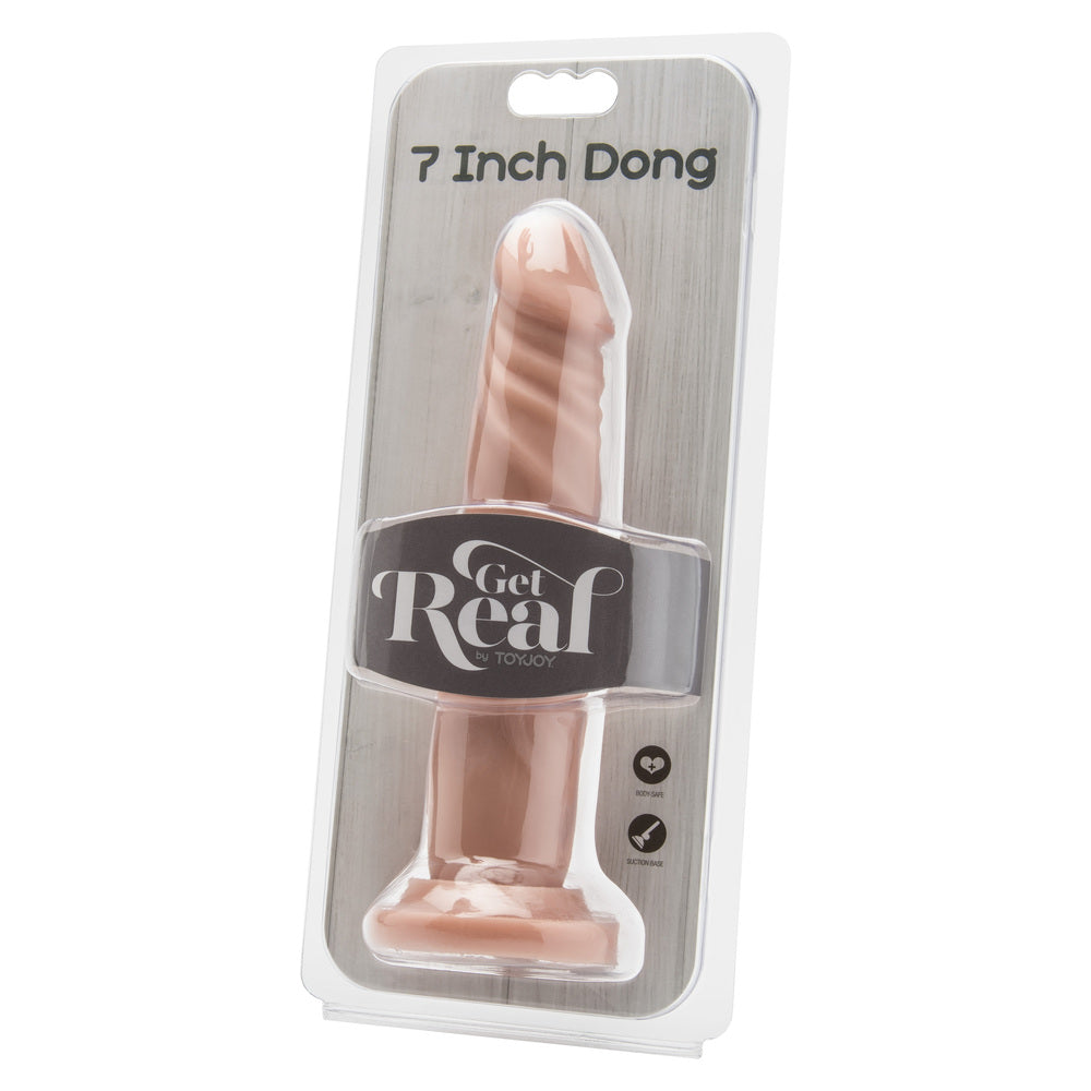 ToyJoy Get Real 7 Inch Dong Flesh Pink - Peaches & Cream