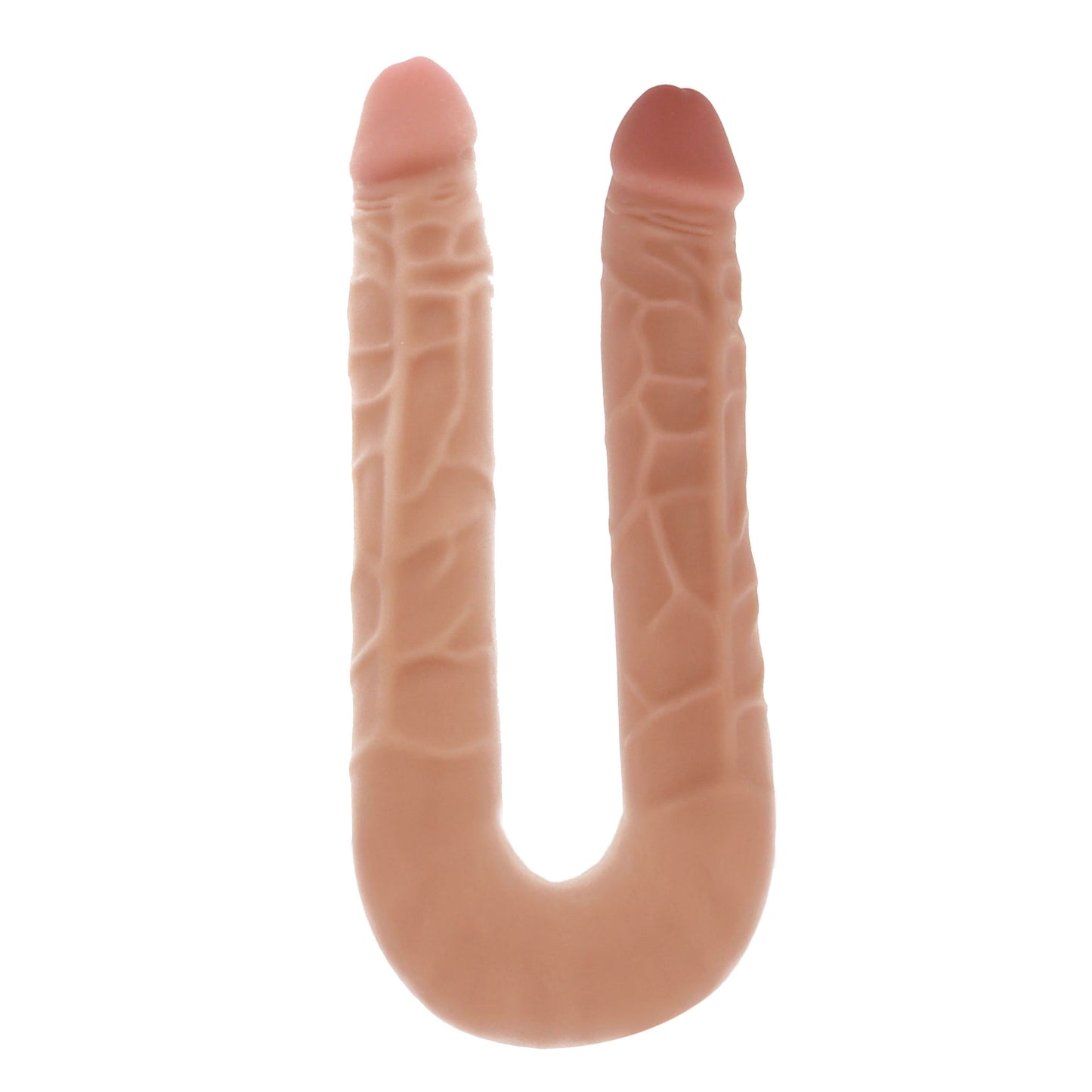 Get Real 16 Inch Flesh Double Dildo - Peaches & Cream