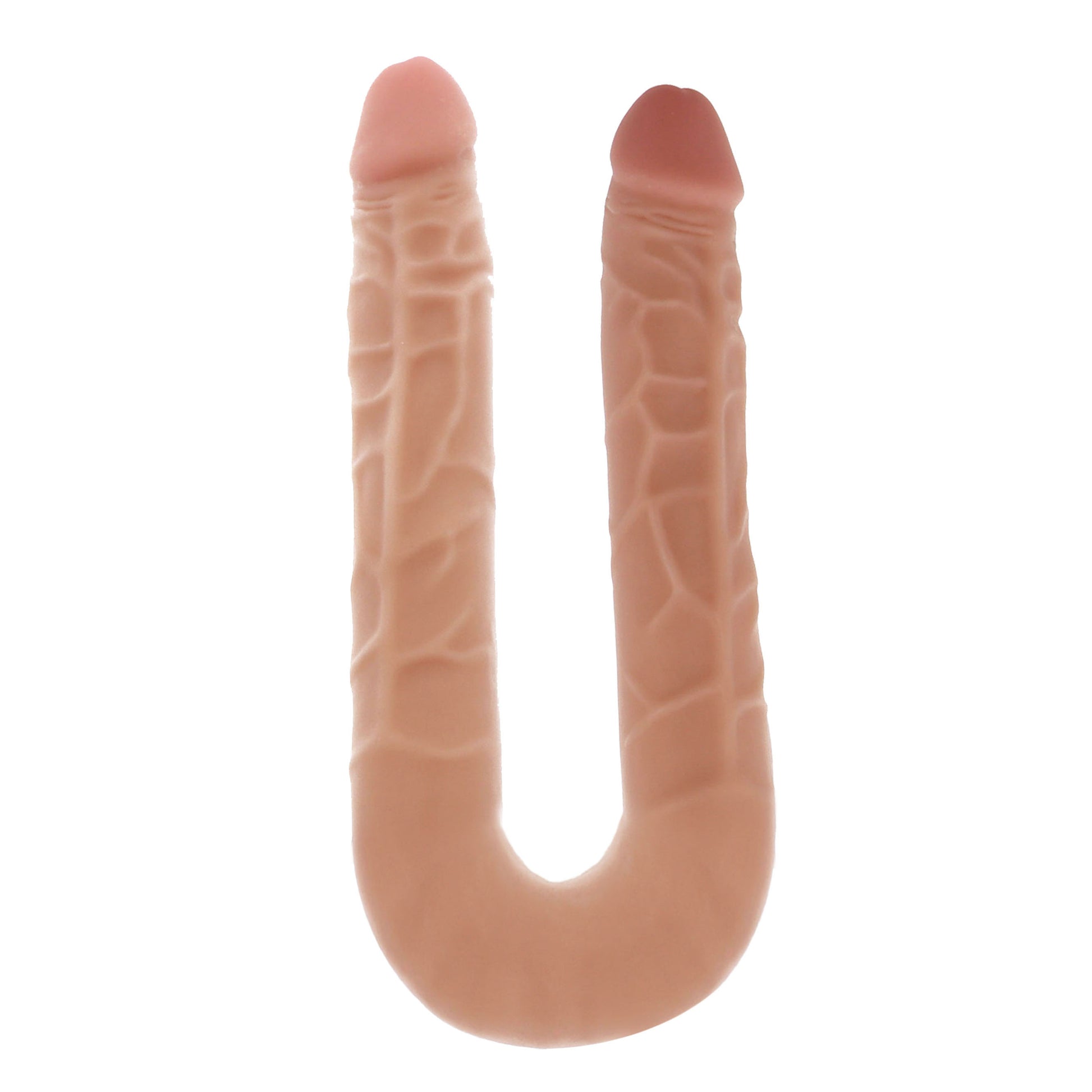 Get Real 16 Inch Flesh Double Dildo - Peaches & Cream