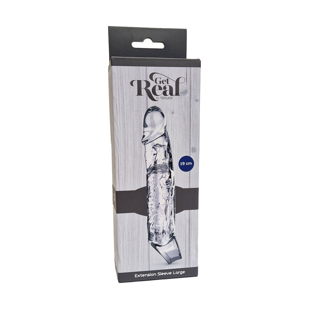 ToyJoy Get Real Extension Sleeve Large - Peaches & Cream