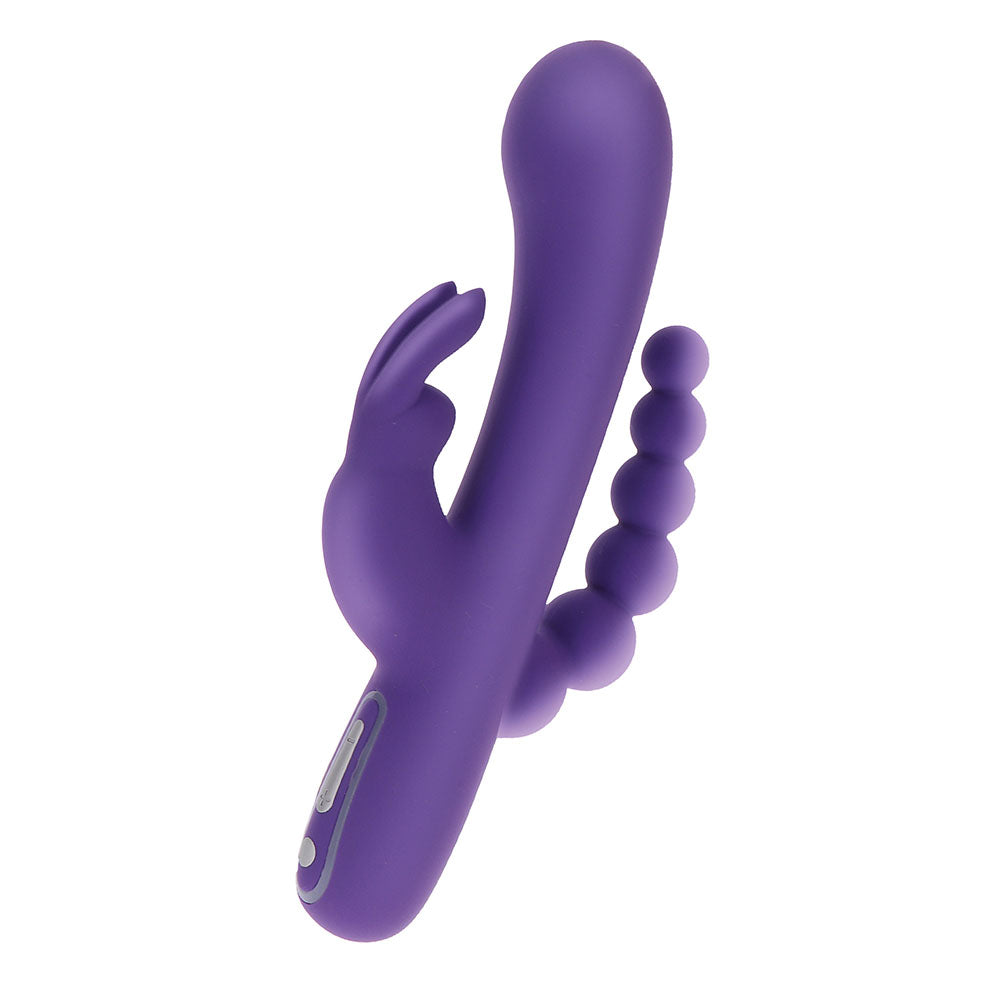 ToyJoy Love Rabbit Triple Pleasure Vibrator - Peaches & Cream