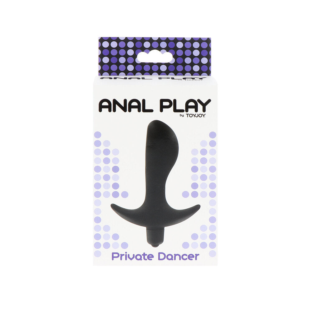 ToyJoy Anal Play Private Dancer Vibrating Black - Peaches & Cream