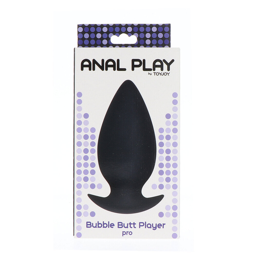 ToyJoy Anal Play Bubble Butt Player Pro Black - Peaches & Cream