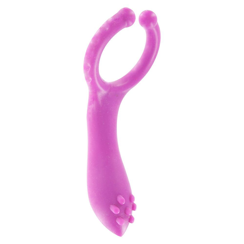 ToyJoy Vibrating ClitStim CRing - Peaches & Cream