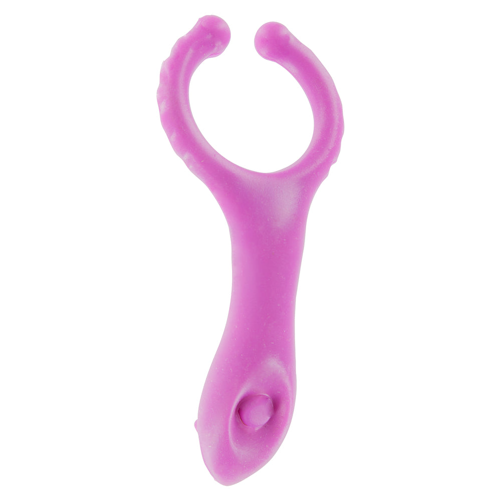 ToyJoy Vibrating ClitStim CRing - Peaches & Cream