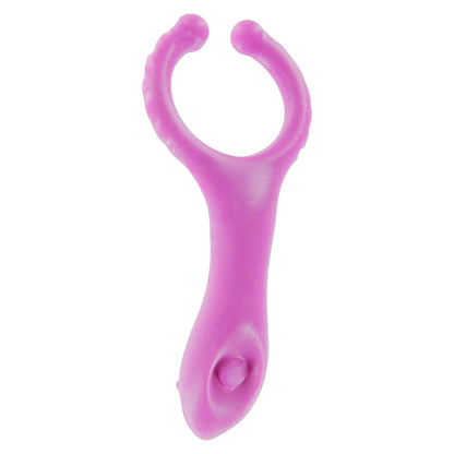 ToyJoy Vibrating ClitStim CRing - Peaches & Cream