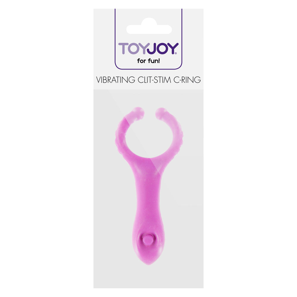 ToyJoy Vibrating ClitStim CRing - Peaches & Cream