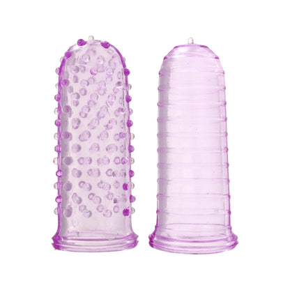 ToyJoy Sexy Finger Ticklers Purple - Peaches & Cream