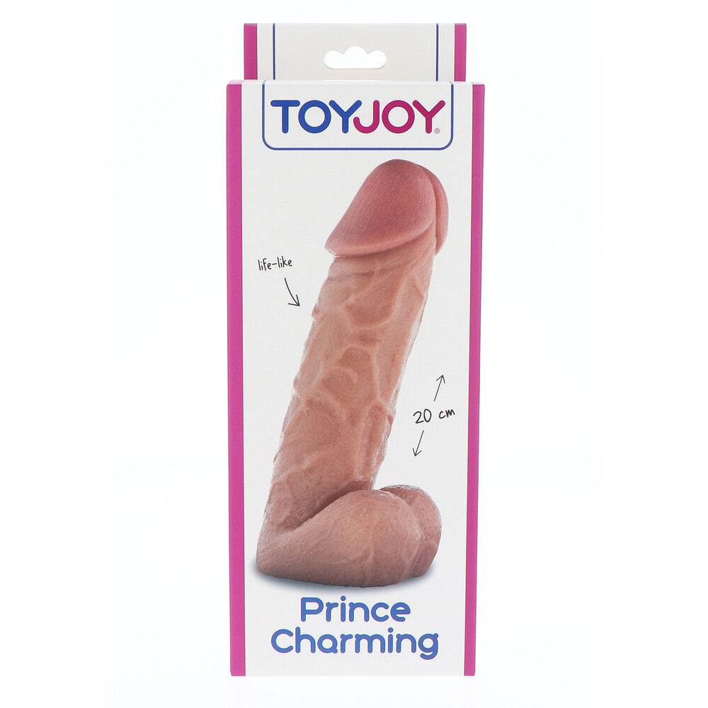 ToyJoy Prince Charming Life Like 20cm Dildo - Peaches & Cream