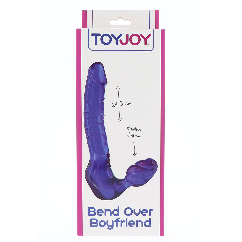 ToyJoy Bend Over Boyfriend Strapless Strap On - Peaches & Cream