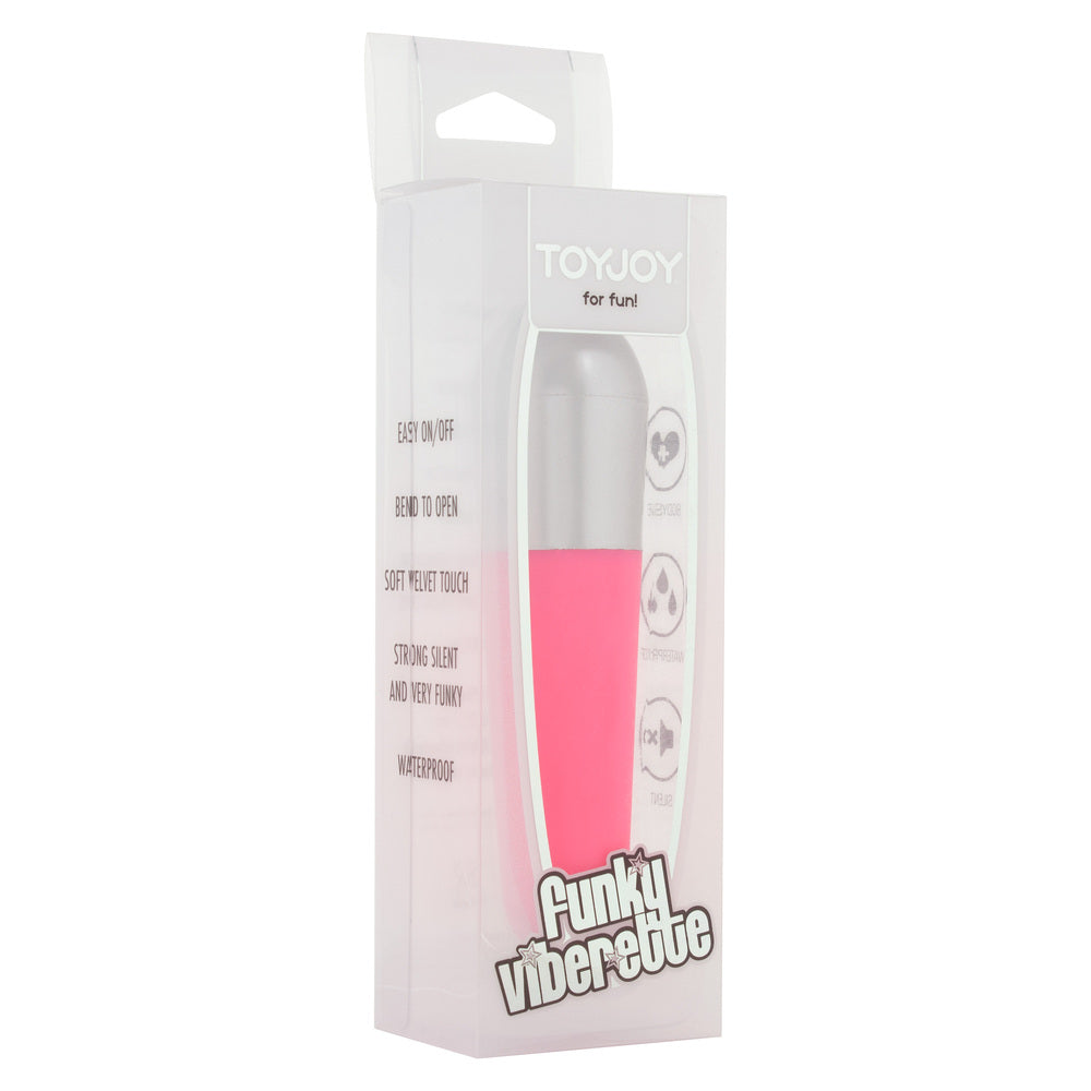 ToyJoy Funky Viberette Mini Vibrator Pink - Peaches & Cream