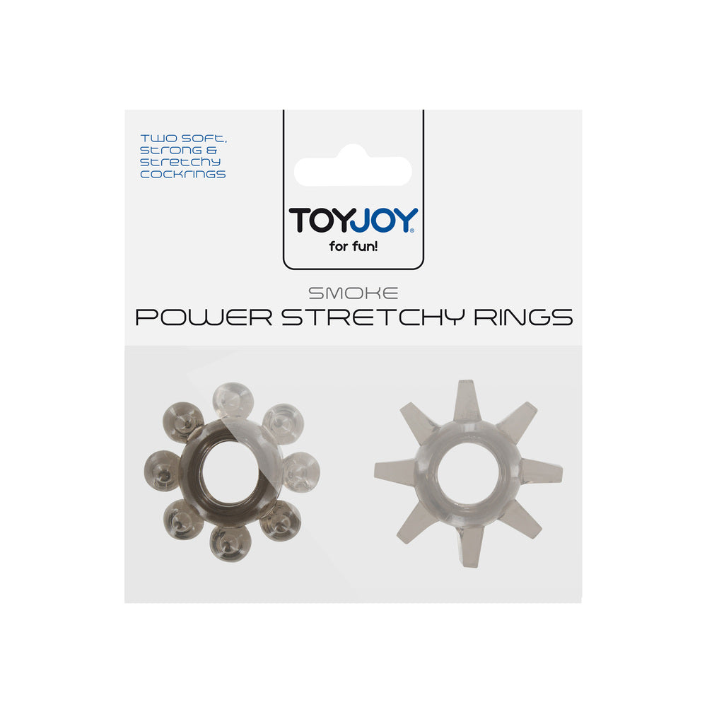 ToyJoy Power Stretchy Cock Rings - Peaches & Cream