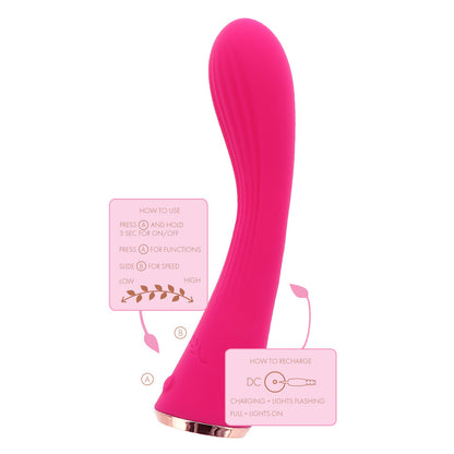 ToyJoy Ivy Rose Vibrator - Peaches & Cream