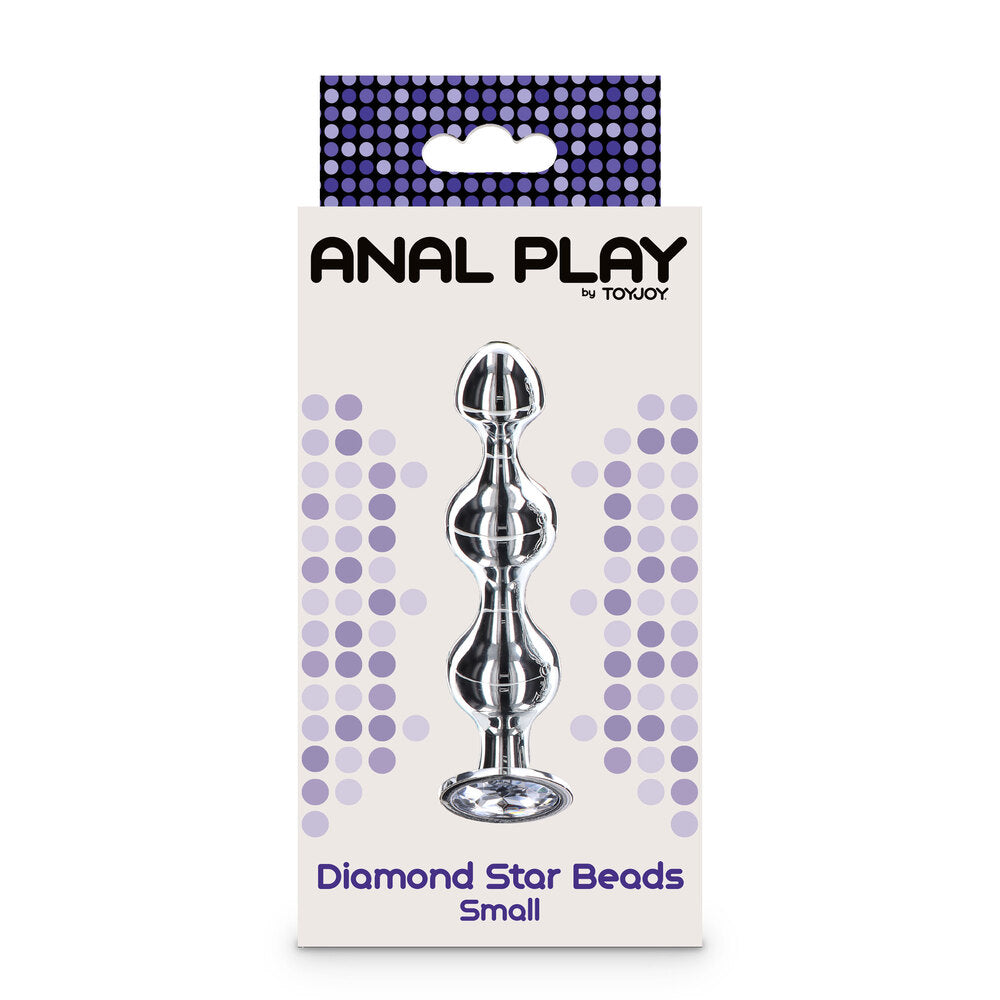 Diamond Star Beads Small - Peaches & Cream