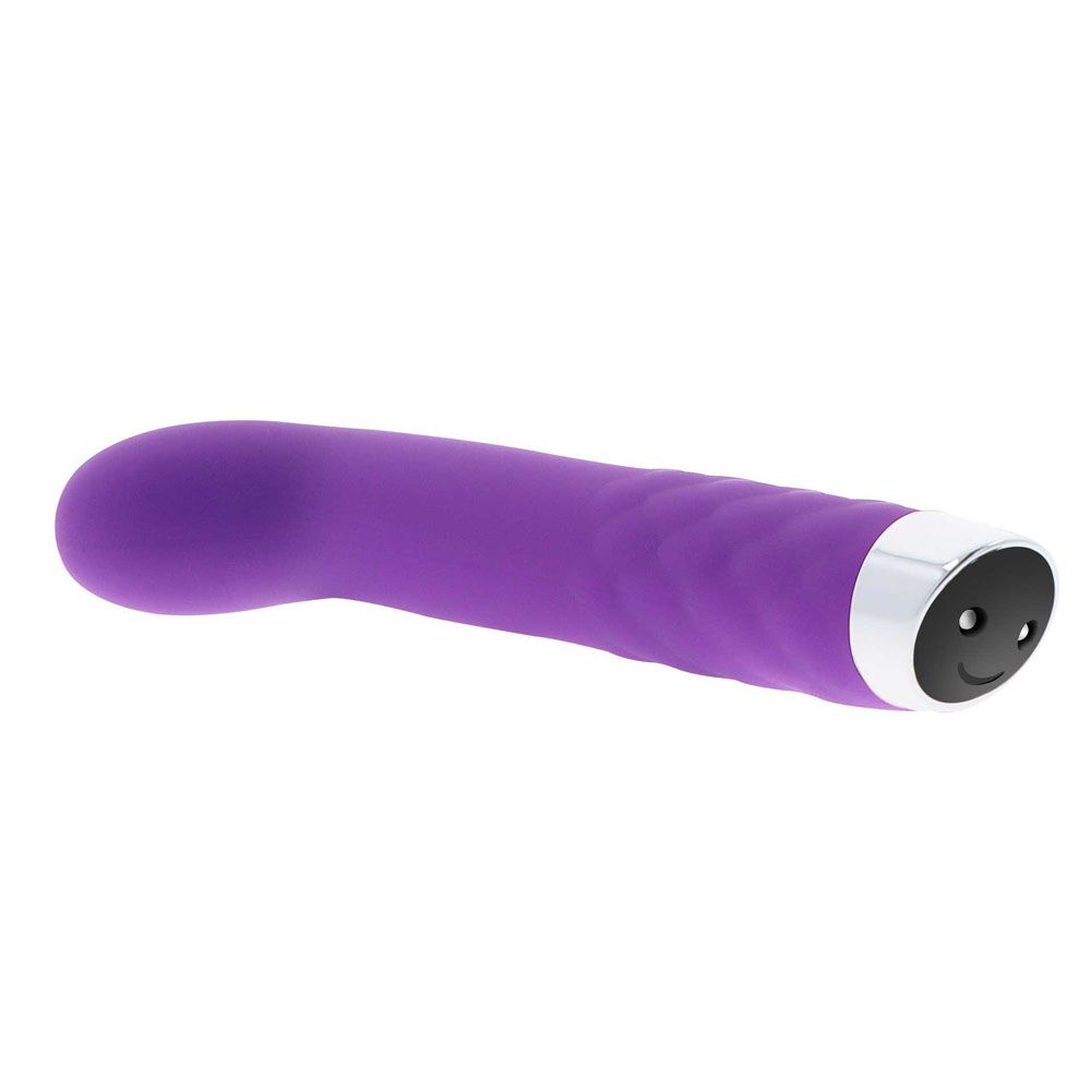 Smile Tickle My Senses Purple Mini G Spot Vibe - Peaches & Cream