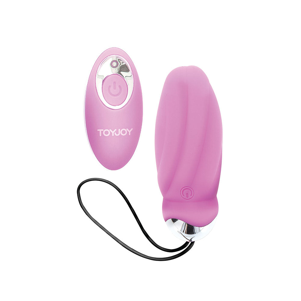 ToyJoy Happiness You Crack Me Up Vibrating Egg - Peaches & Cream