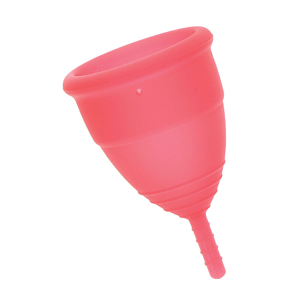 Mae B Intimate Health 2 Large Menstrual Cups - Peaches & Cream