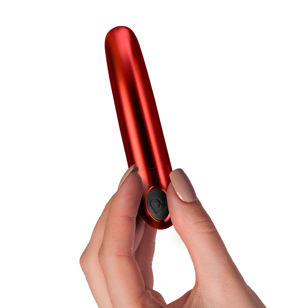 Rocks Off Ruby Caress Vibrator - Peaches & Cream