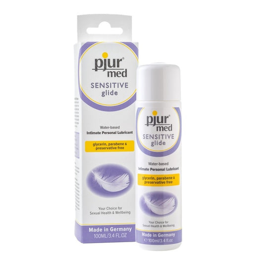 Pjur Med Sensitive Glide Intimate Personal Lubricant 100ml - Peaches & Cream