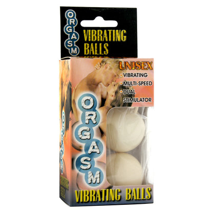 Orgasm Vibrating DuoBalls - Peaches & Cream